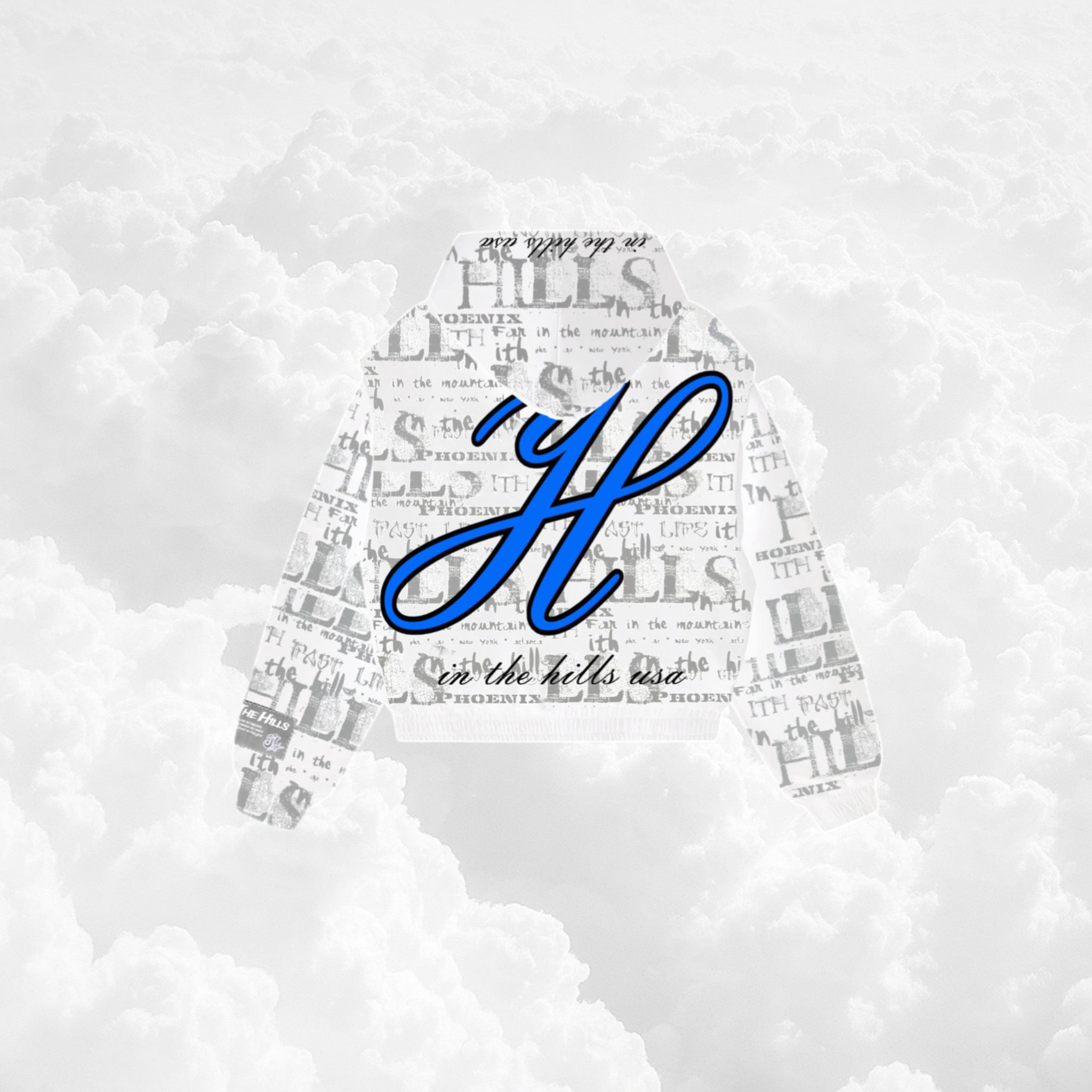 Snowflake Double Zip Up Hoodie