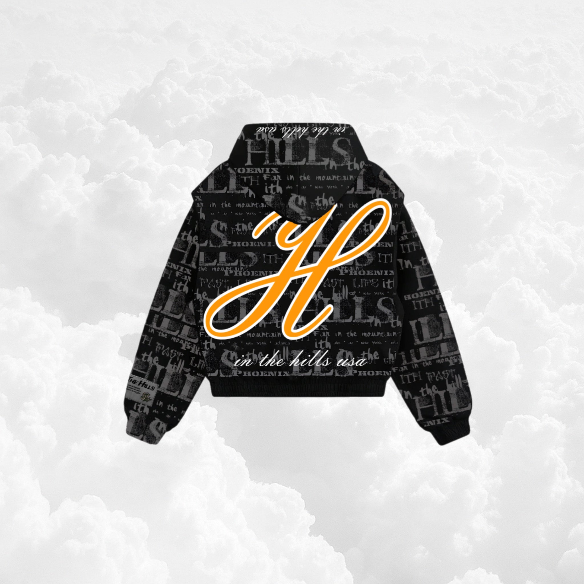 Shadow Double Zip Up Hoodie